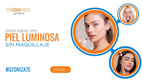 Mujer con piel bonita y luminosa sin maquillaje, mostrando una rutina de cuidado facial para lograr brillo natural y una piel radiante.