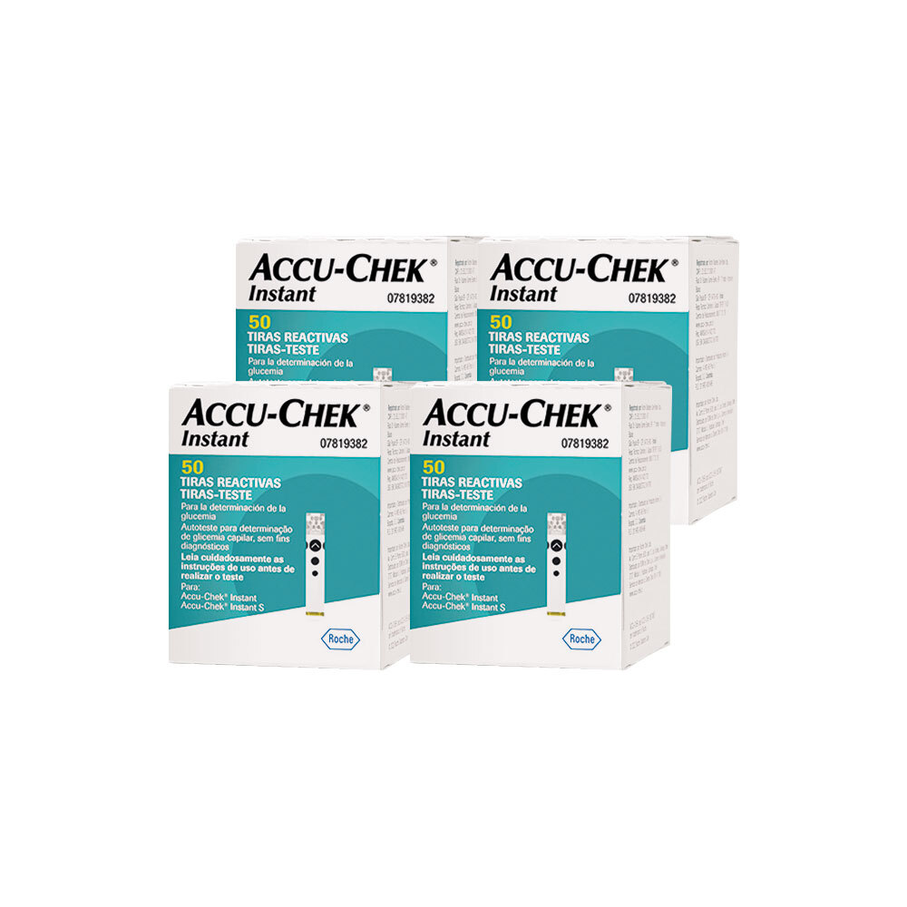 Accu-Chek Instant®: 200 Tiras Reactivas
