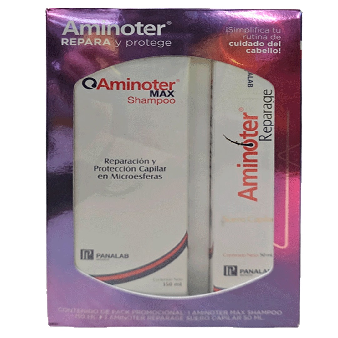 Aminoter Max Shampoo 150Ml + Reparage Pack