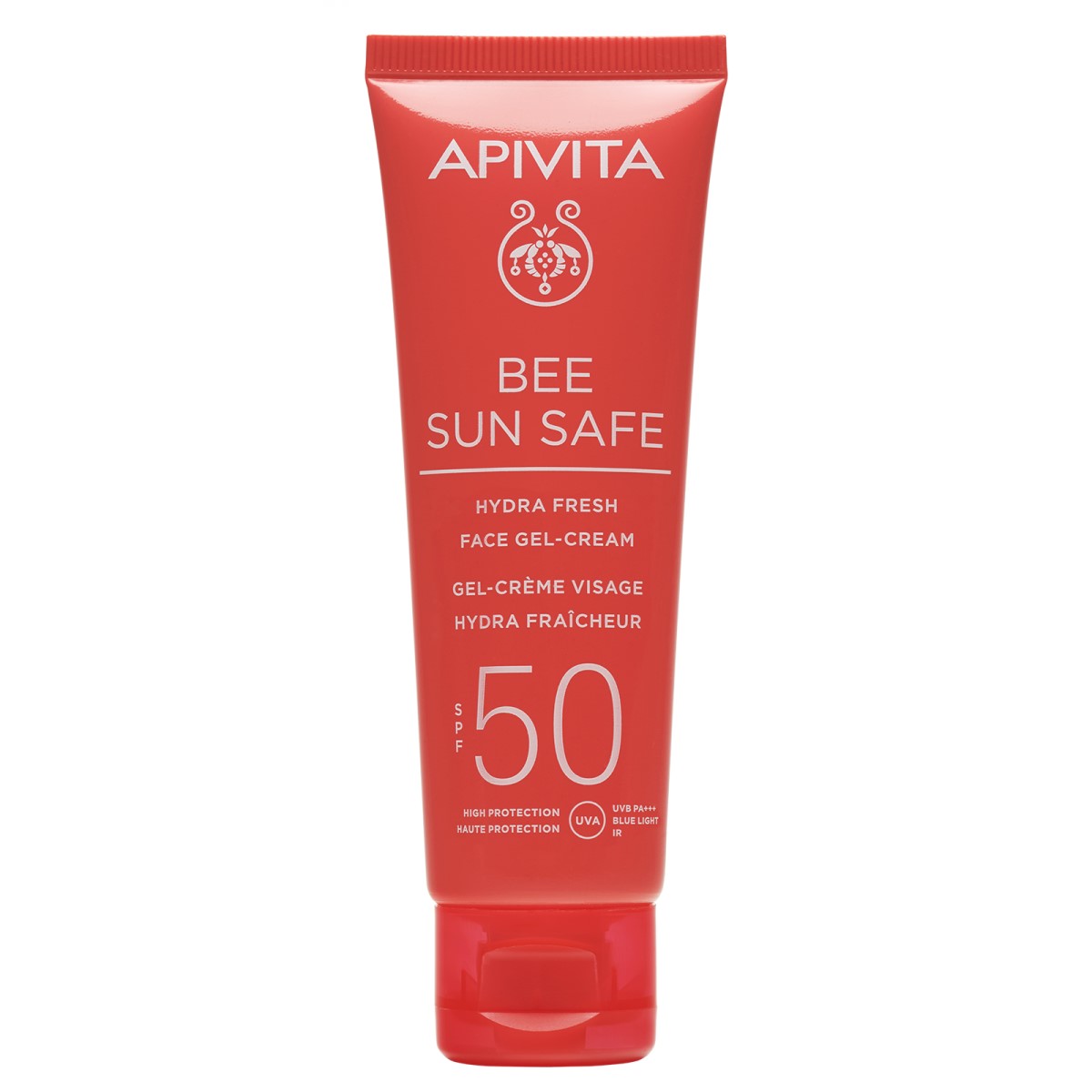 Apivita Bee Sun Safe Protector Solar Para Rostro Fps 50, En Gel-Crema, Tubo 50Ml