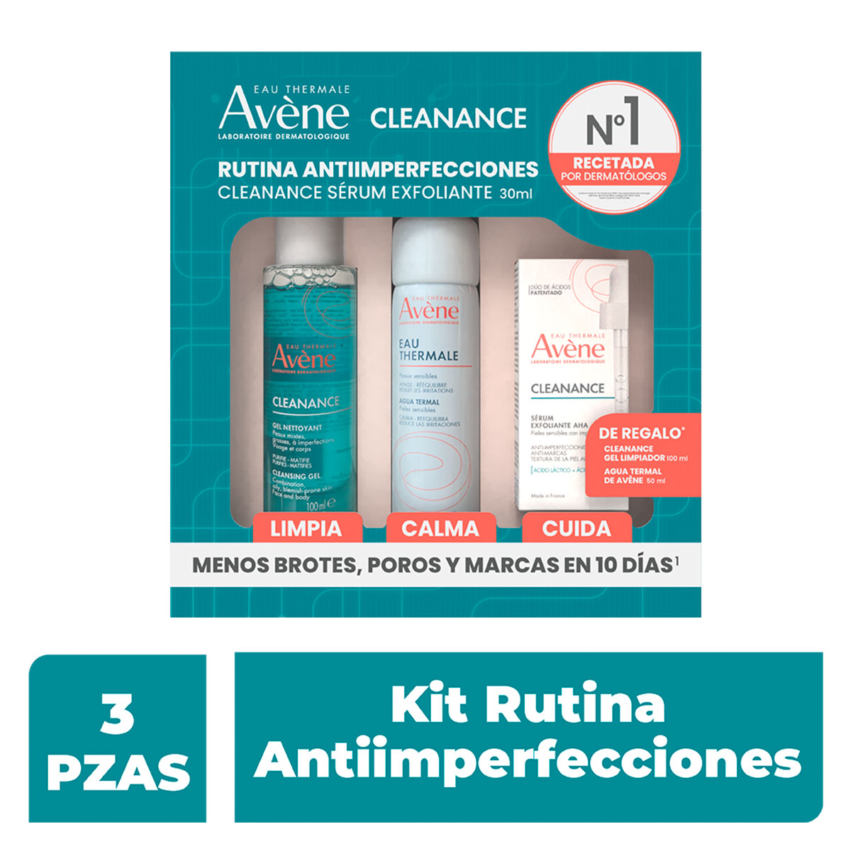 producto-Avene Kit Cleanance Serum 30Ml + Cleanance Gel 100Ml + Agua Termal 50Ml 