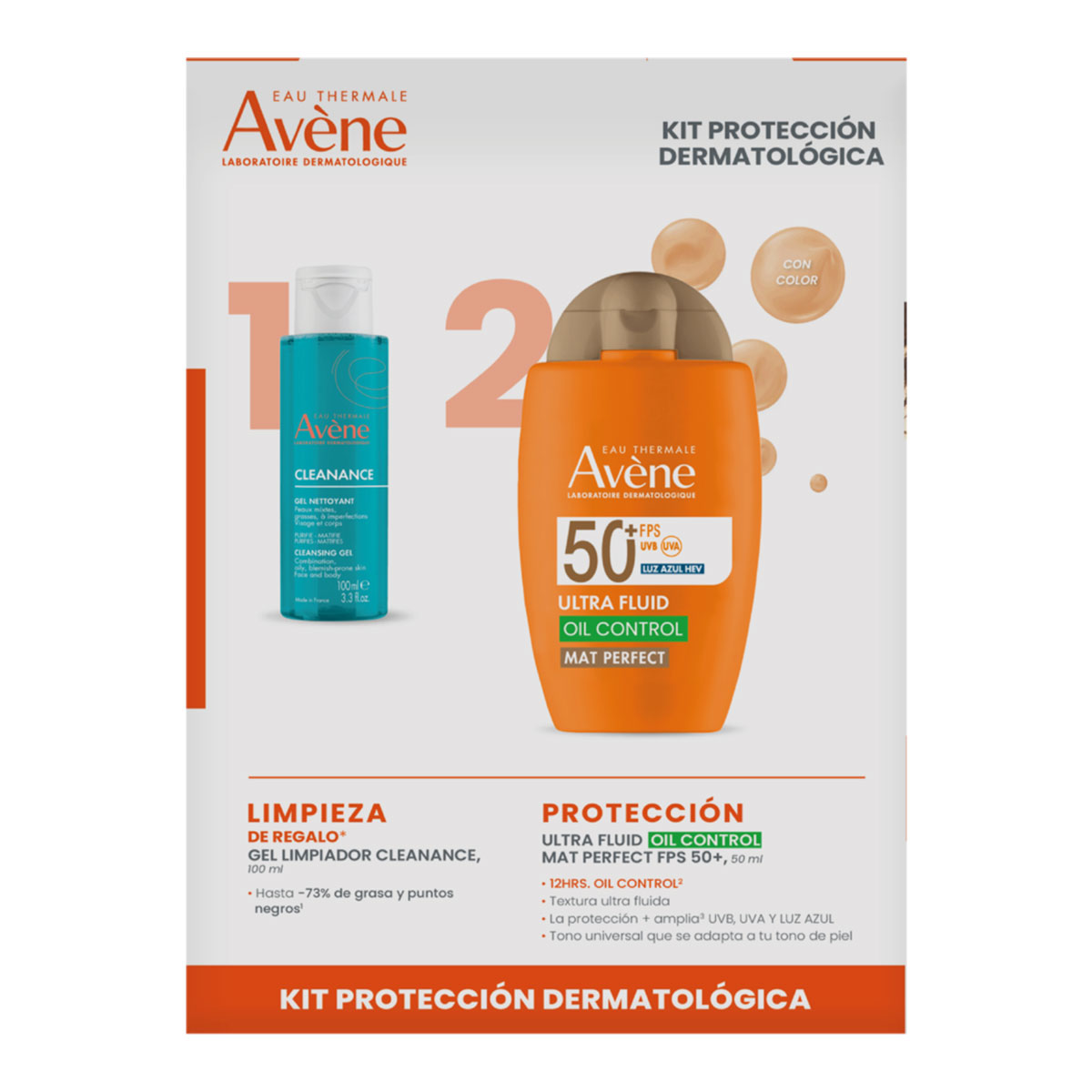 Avene Kit Solares Ultra Fluid Mat Perfect Summer