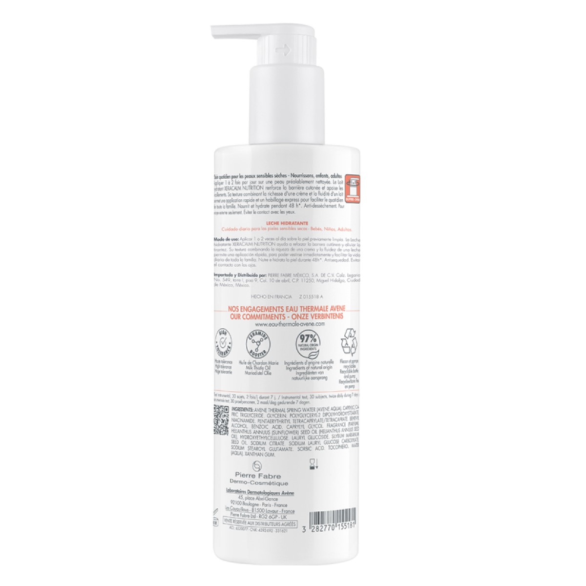 Xeracalm Nutrition Leche Hidratante 400Ml