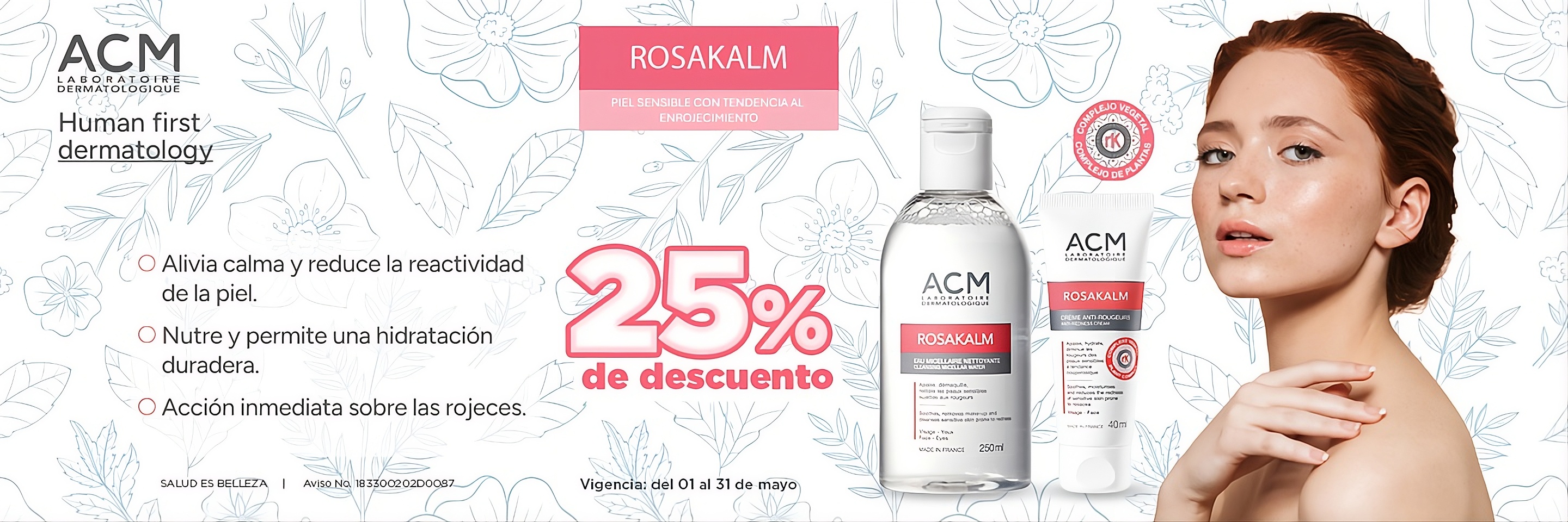 Fedele Rosakalm ACM Dermalia Mayo 2026 Banner VWeb