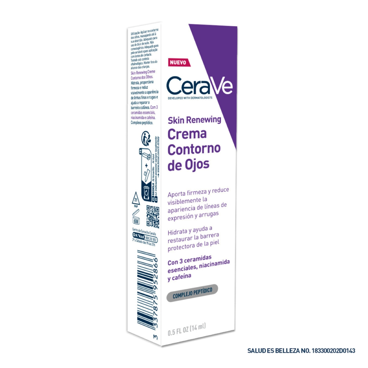 producto-Cerave Skin Renewing Crema Contorno De Ojos 14Ml