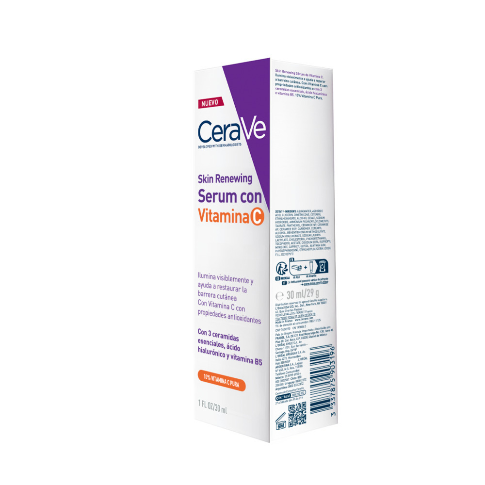 producto-Cerave Skin Renewing Serum Vitamina C 30Ml