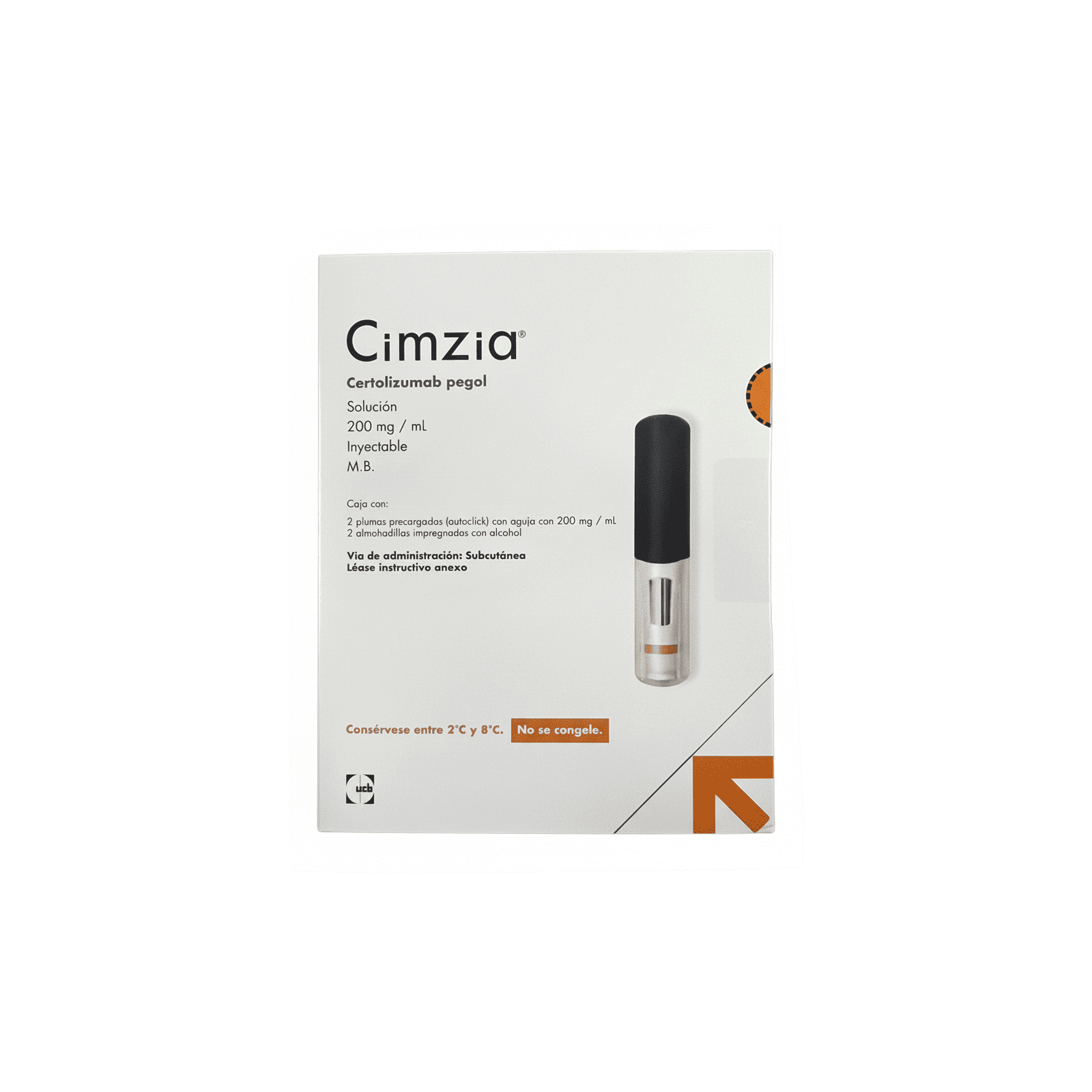 Cimzia 200 Mg/Ml 2 Plumas