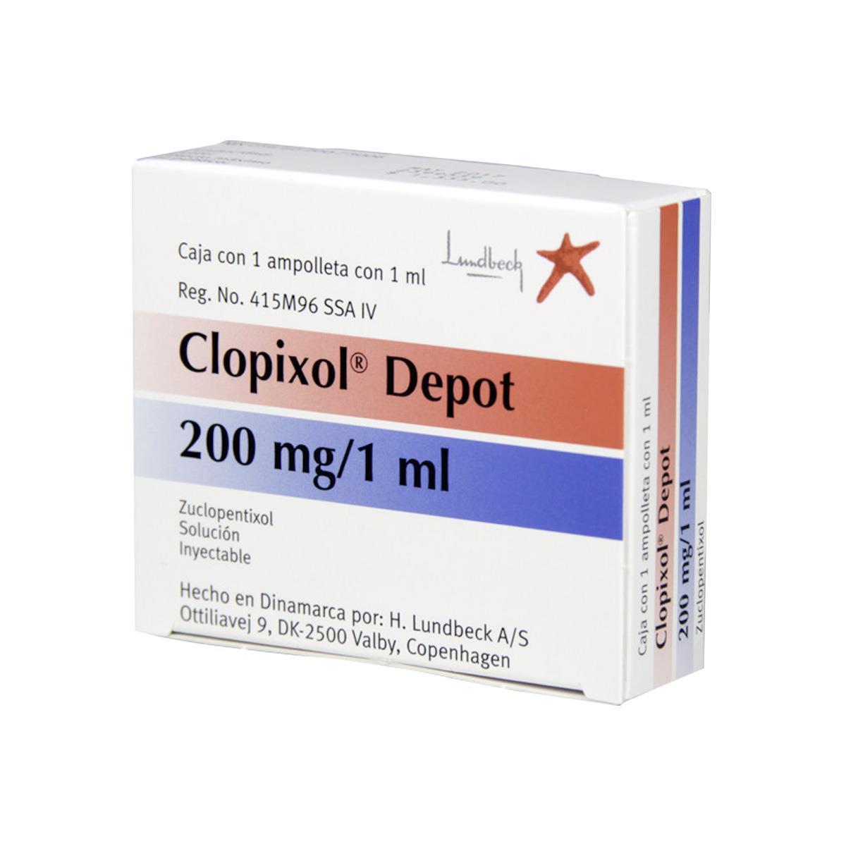 Clopixol Depot 200 Mg 1 Ampolleta