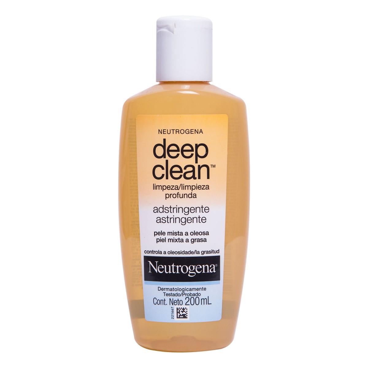 Neutrogena Deep Clean Limpieza Profunda Astringente Facial 200Ml