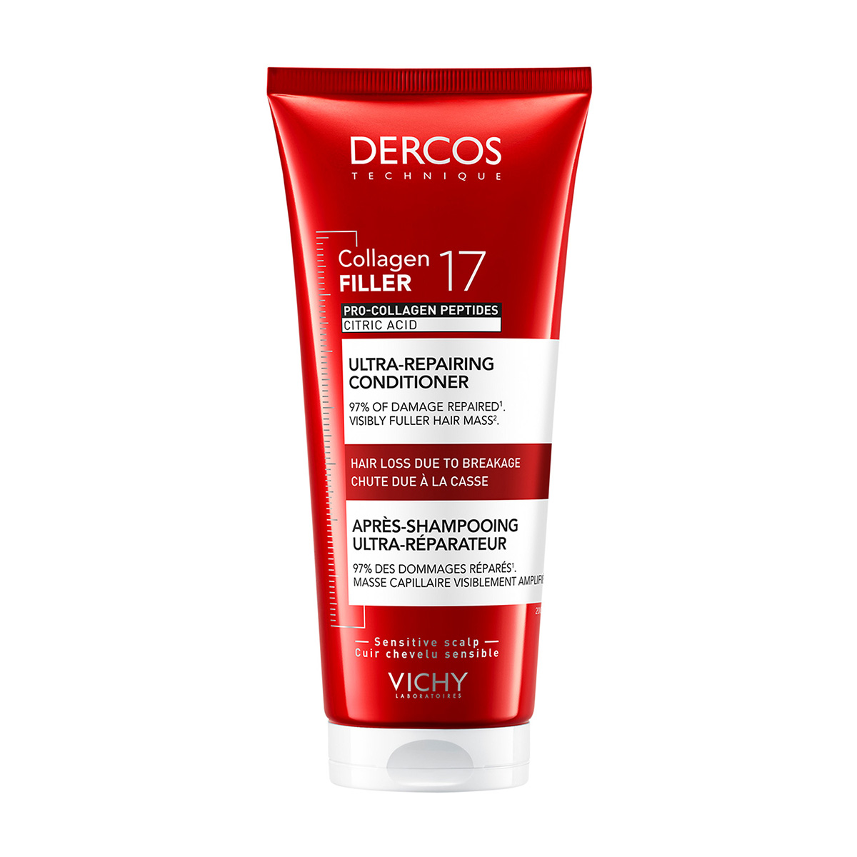 producto-Dercos Collagen 17 Acondicionador Reparador De Daño 200Ml