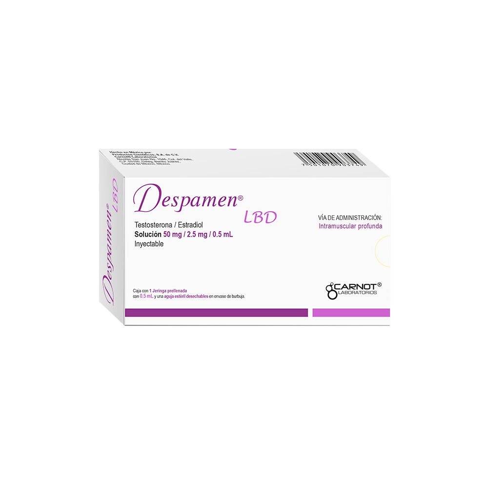 Despamen Lbd 50 Mg/ 2.5 Mg / 0.5 Ml