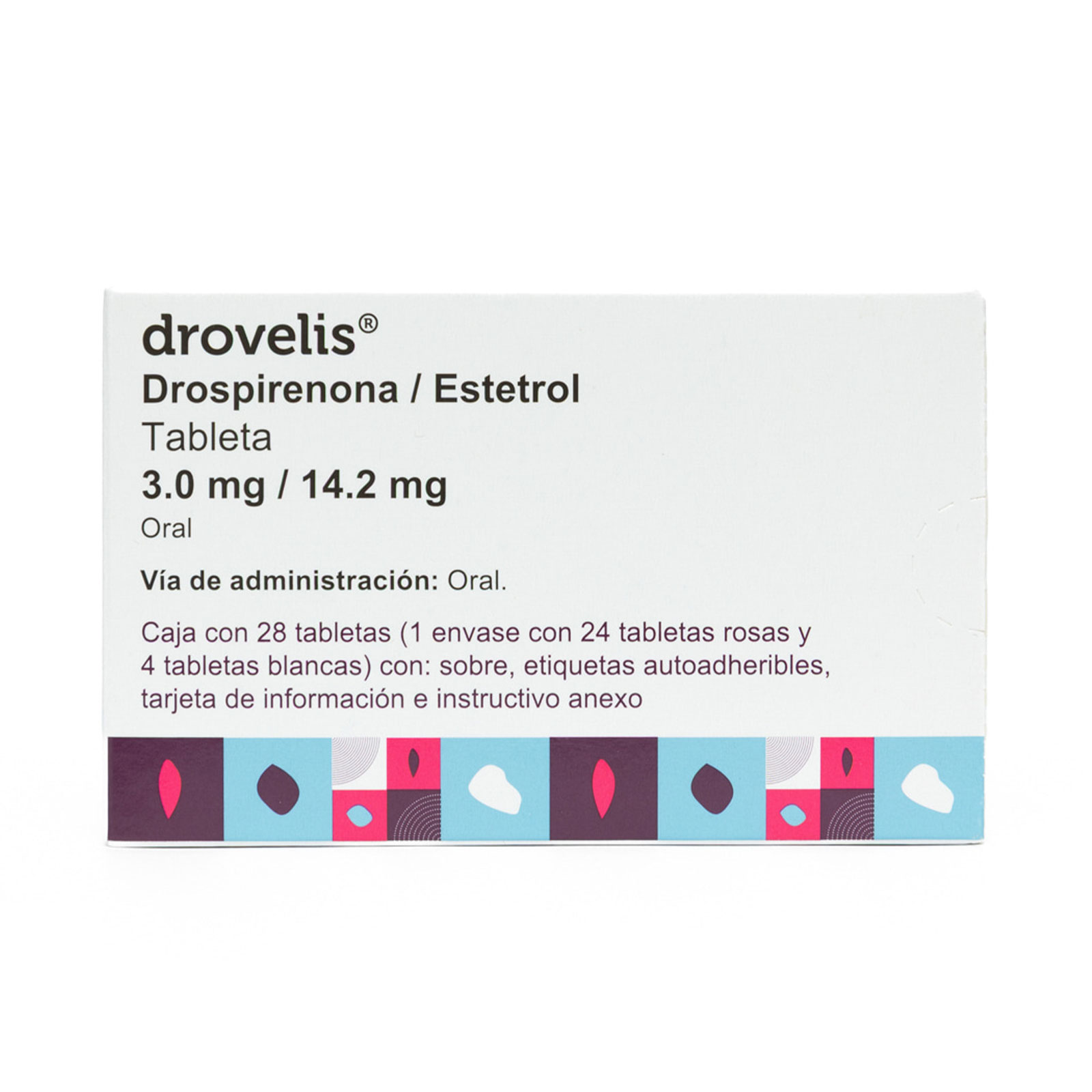 Drovelis 3.0 Mg/ 14.2 Mg 28 Tabletas