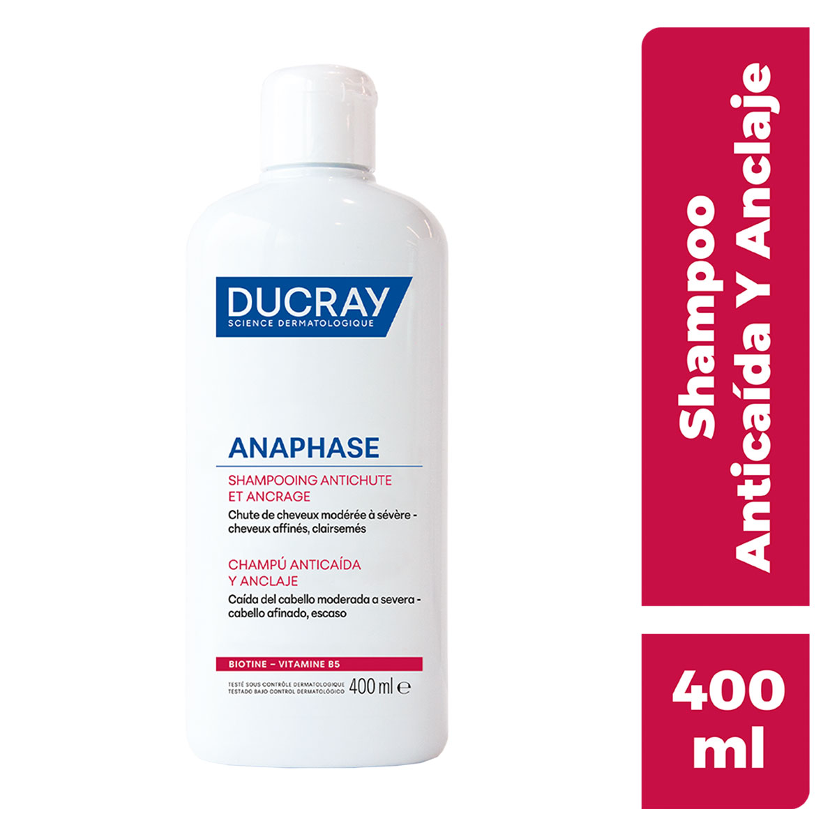 Ducray Anaphase Shampoo Plus Btl C/400Ml