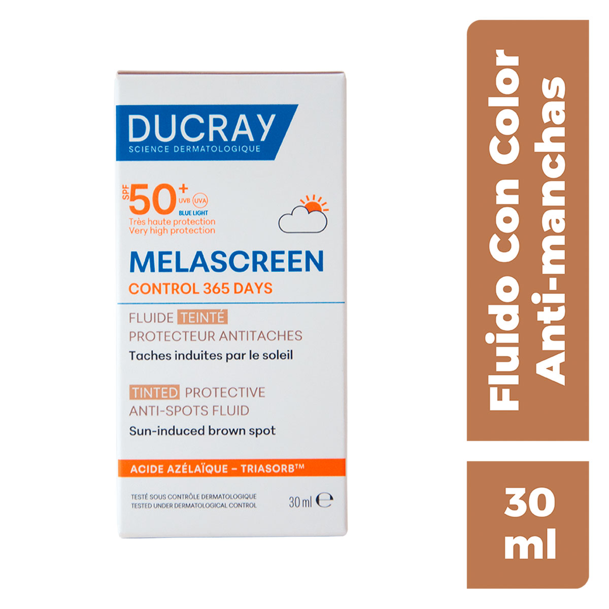 producto-Ducray Melascreen Control 50+ Con Color 30Ml