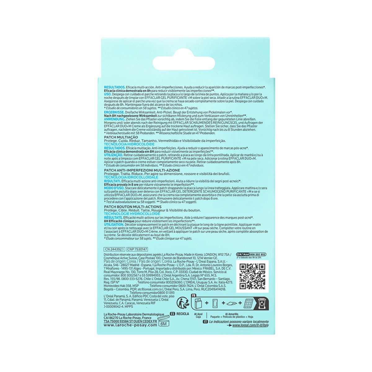 Effaclar Duo + M Parches Multi Accion Anti Imperfecciones 