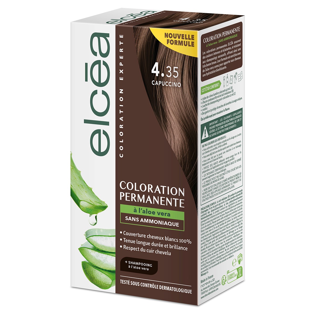 producto-Elcea Tinte Permanente Para Cabello 4.35 Capuccino