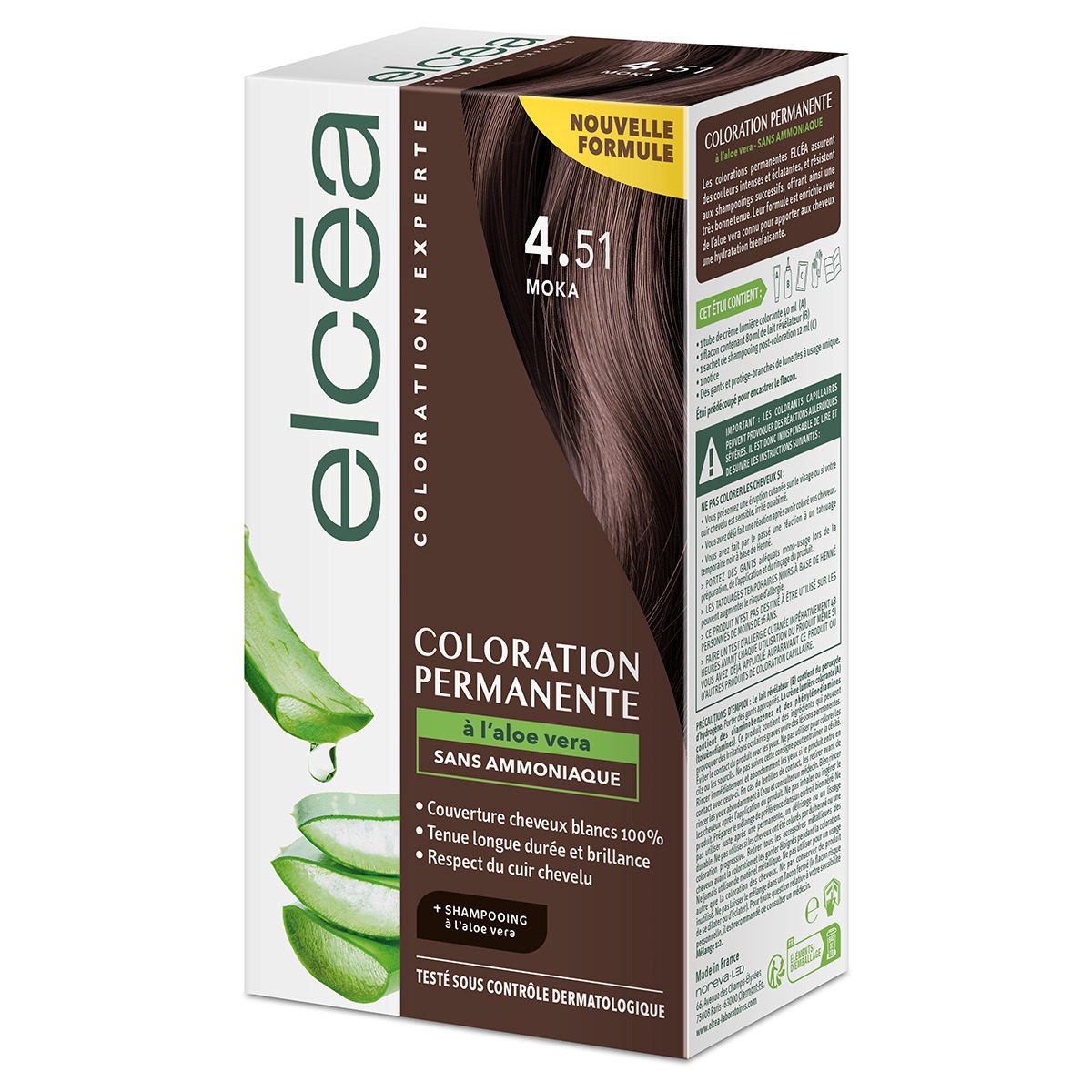 producto-Elcea Tinte Permanente Para Cabello 4.51 Moka 