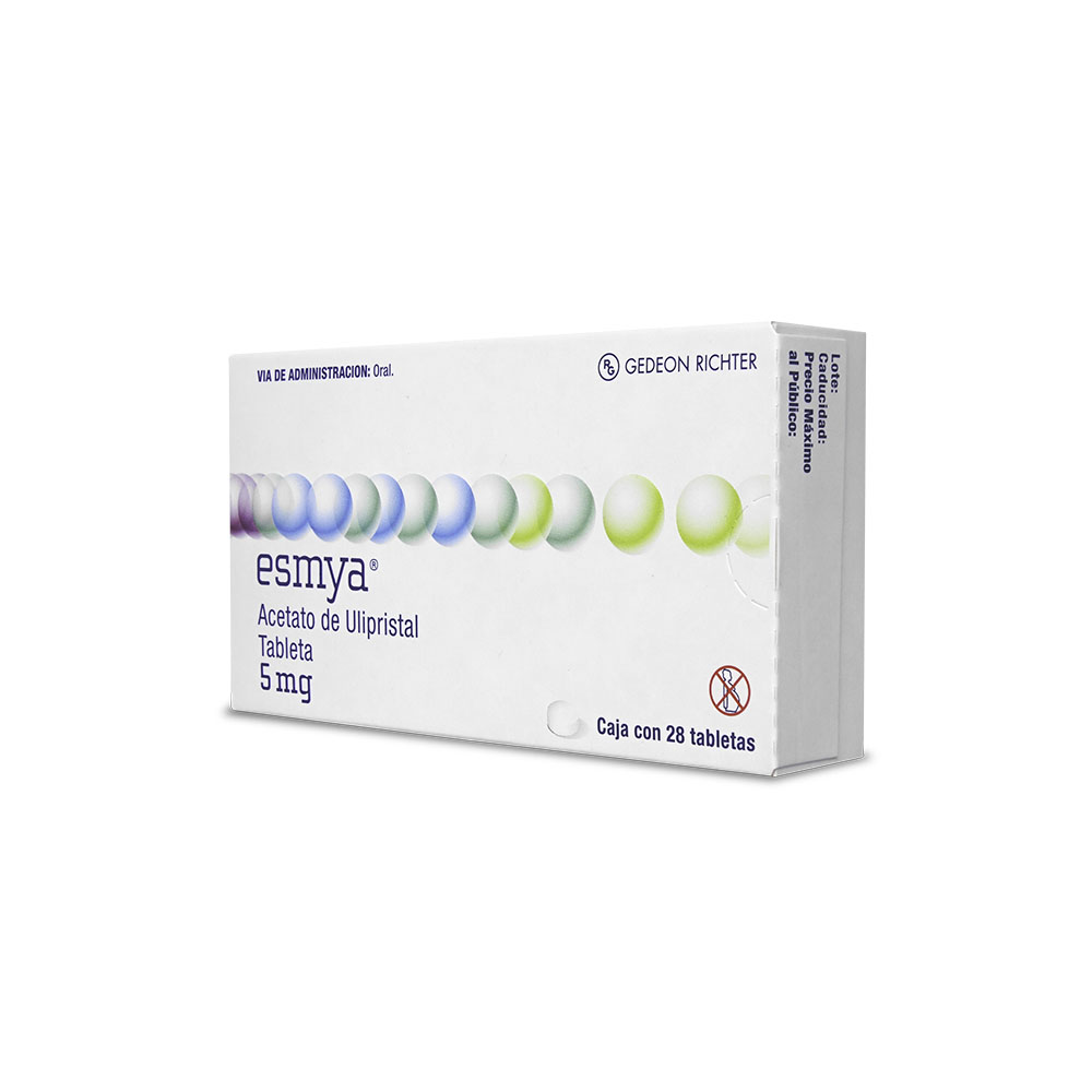 Esmya 5 Mg 28 Tabletas