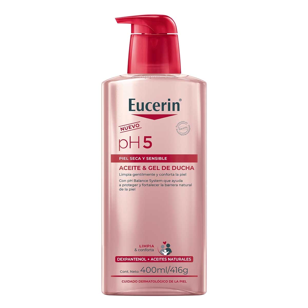 producto-Eucerin Gel Y Aceite De Ducha Ph5 400 Ml