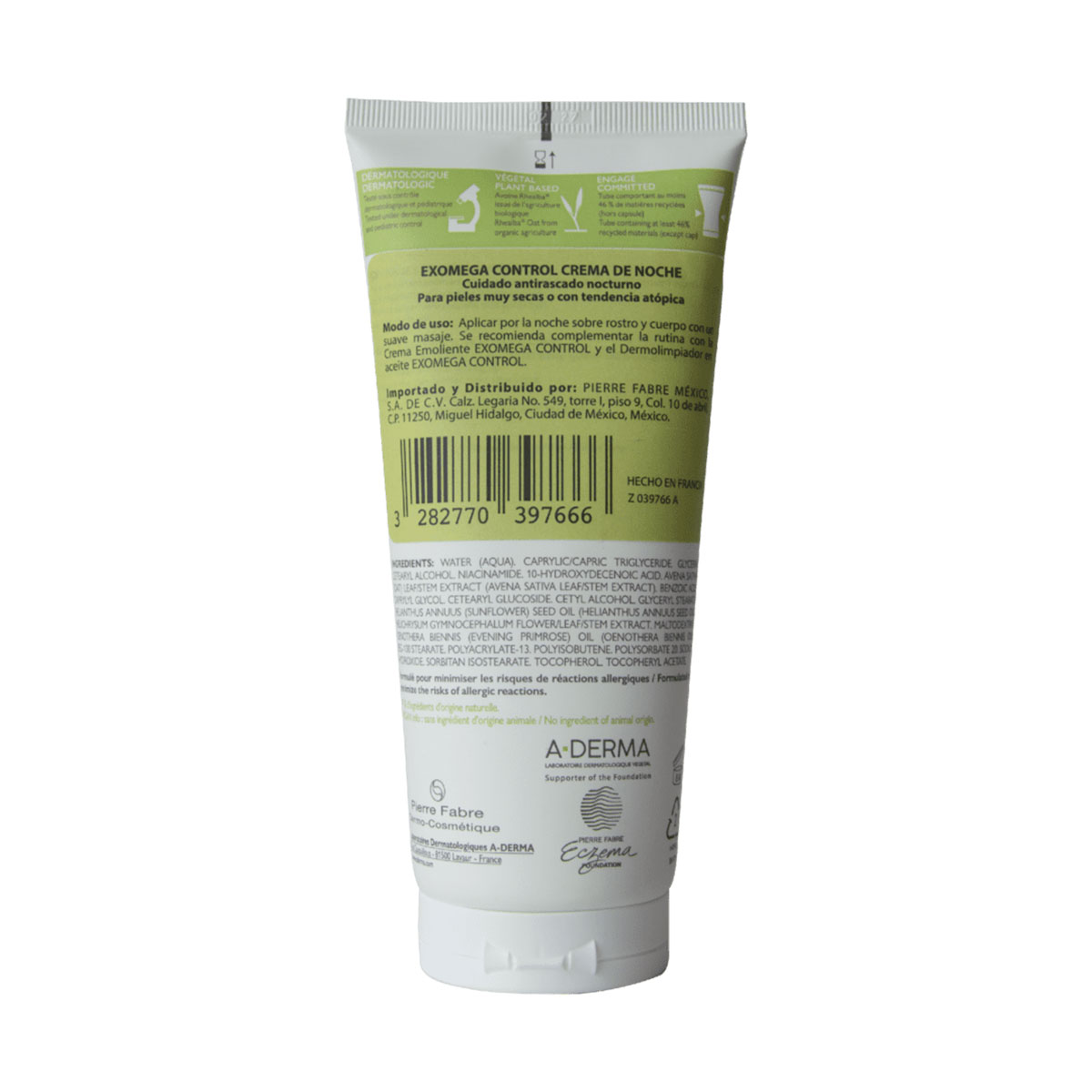 Exomega Control Crema De Noche 200Ml