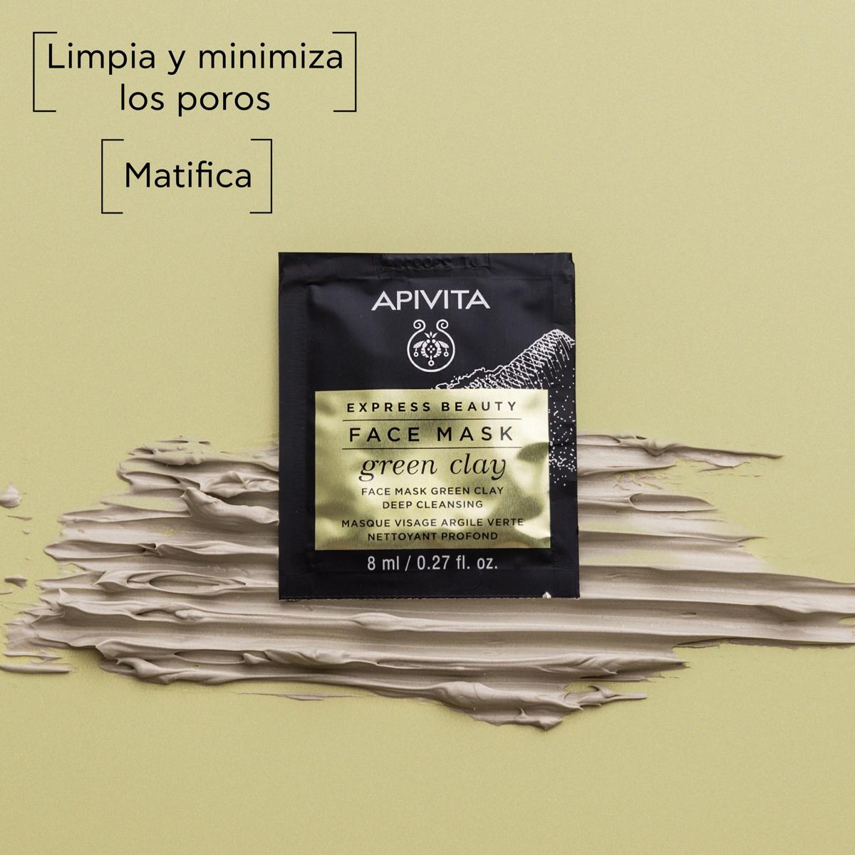 Express Mascarilla Facial Arcilla Verde 2X8ml