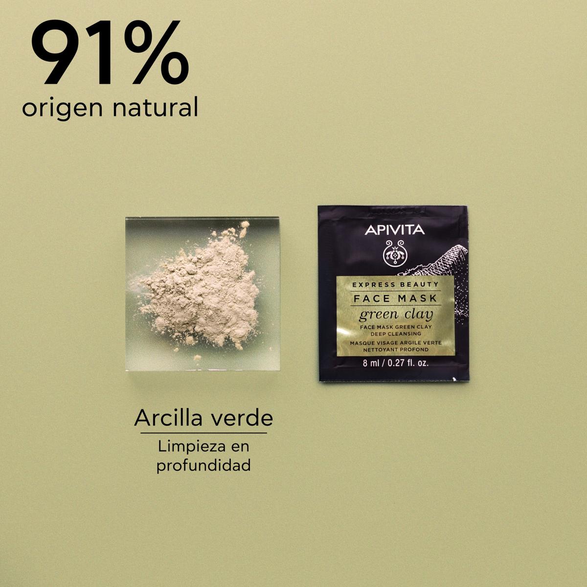 Express Mascarilla Facial Arcilla Verde 2X8ml