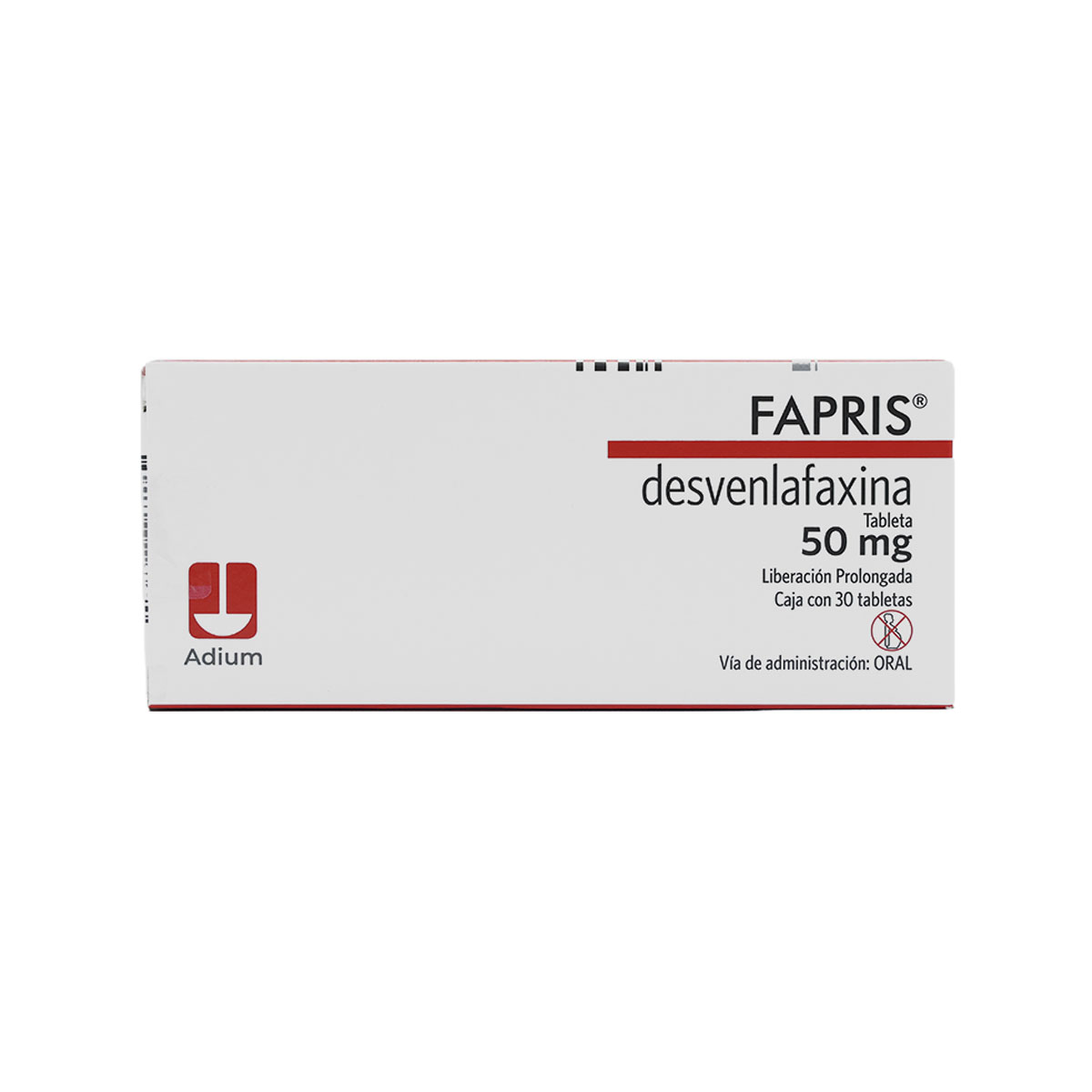 Fapris 50 Mg 30 Tabletas