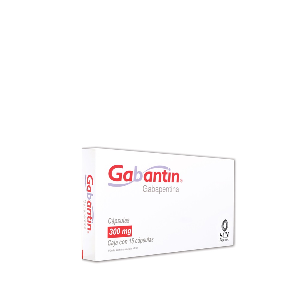 SUN PHARMA DE MEXICO | Gabantin 300 Mg 15 Cáps.