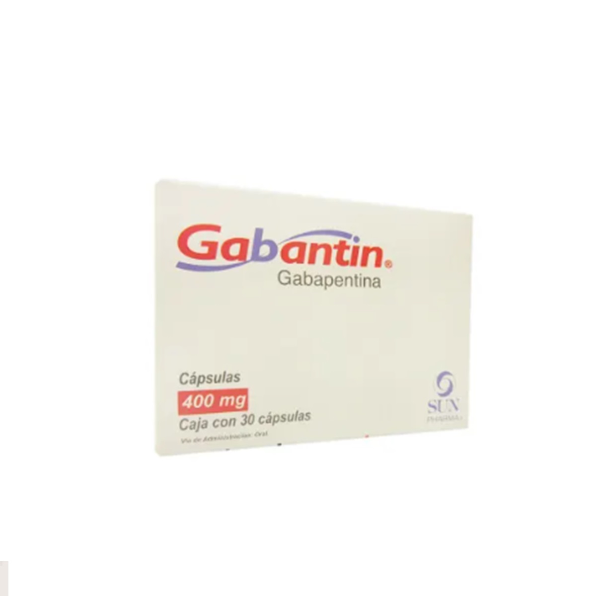 SUN PHARMA DE MEXICO | Gabantin 400 Mg 30 Cáps.