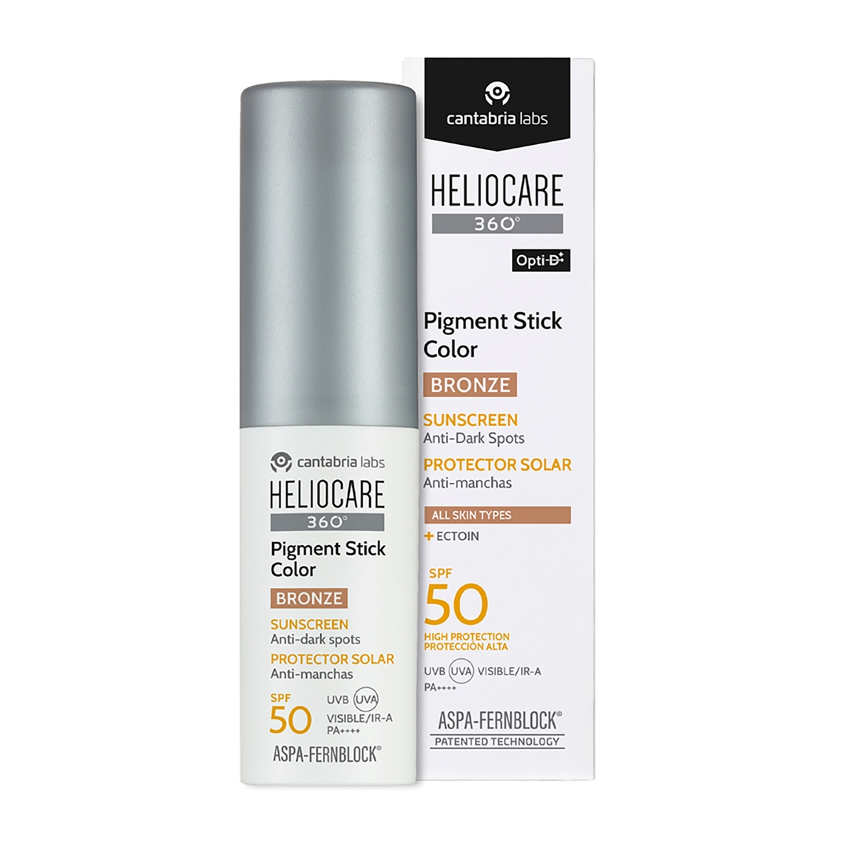 producto-Heliocare 360° Pigment Stick Color Bronze Fps 50 10 G