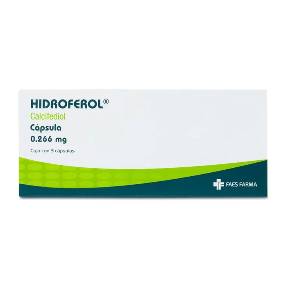 Hidroferol 3 Cápsulas De 0.266 Mg