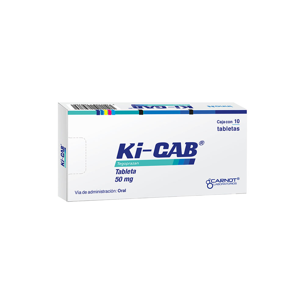 Ki-Cab 50 Mg 10 Tabletas