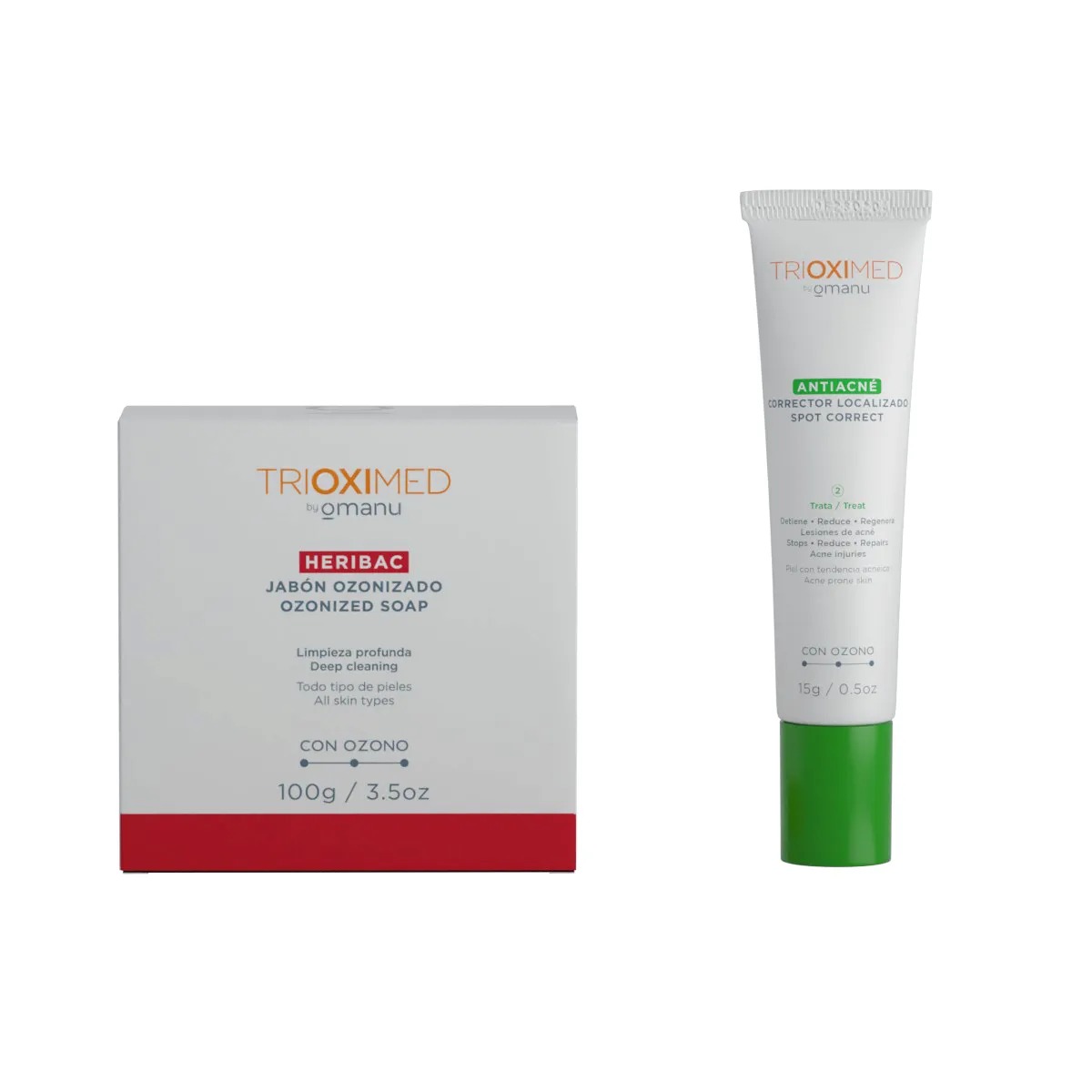 Kit Jabón Heribac + Spot Antiacné 