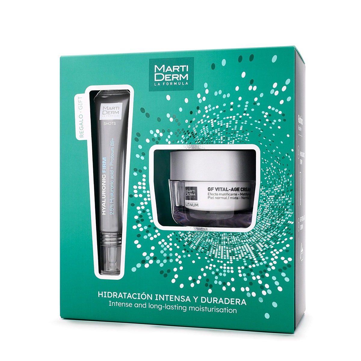 Kit Navidad Hidratación Gf Vital Age Cream Crema Piel Normal/Mixta + Hyaluronic Firm Shot