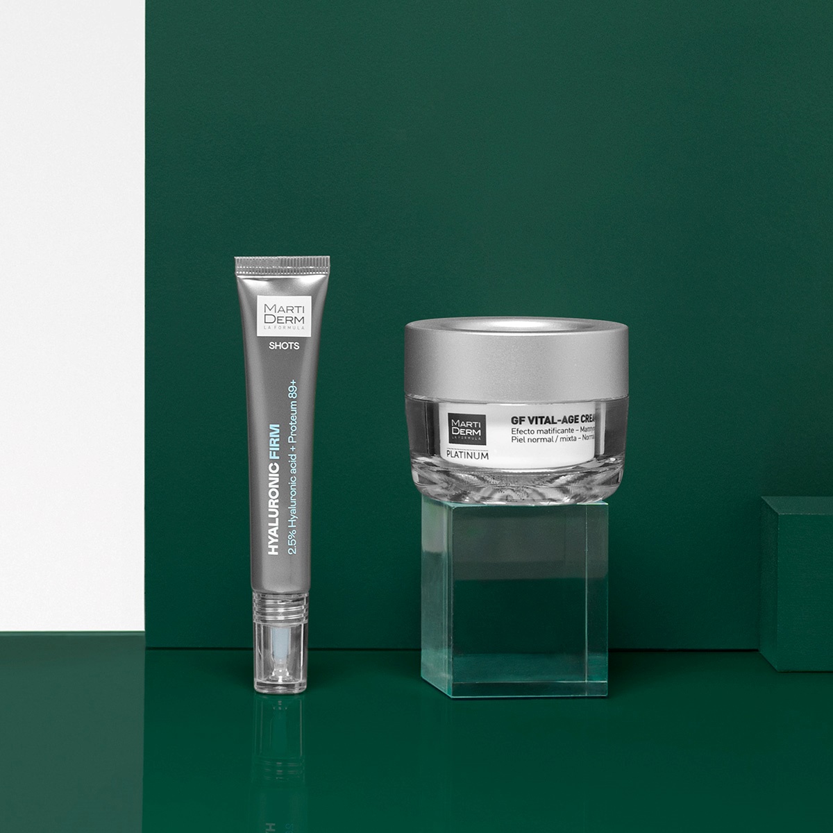 Kit Navidad Hidratación Gf Vital Age Cream Crema Piel Normal/Mixta + Hyaluronic Firm Shot