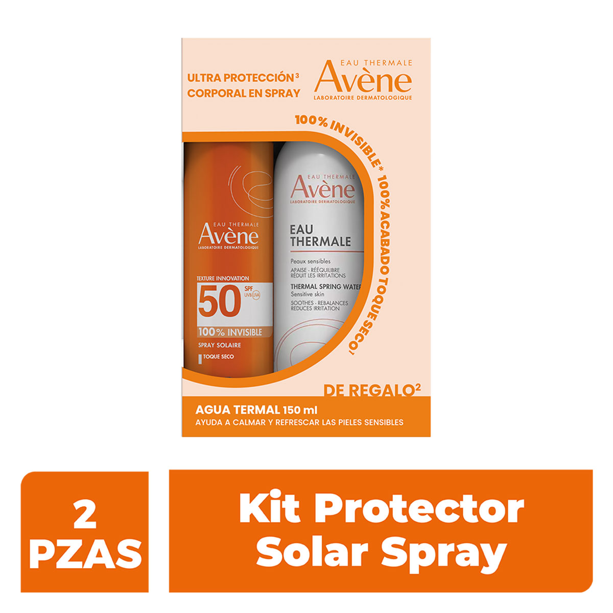 producto-Kit Spray Solar Corporal + Agua Termal 150 Ml
