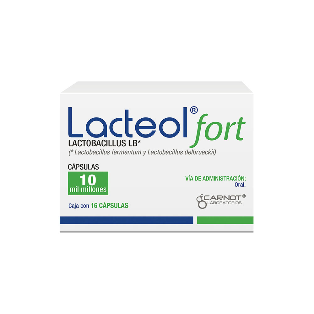 Lacteol Fort 10 Mil Millones 16 Cápsulas
