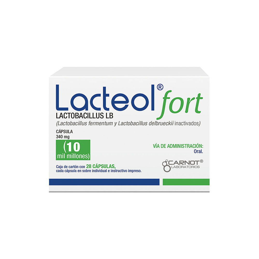 Lacteol Fort 10 Mil Millones 28 Cápsulas