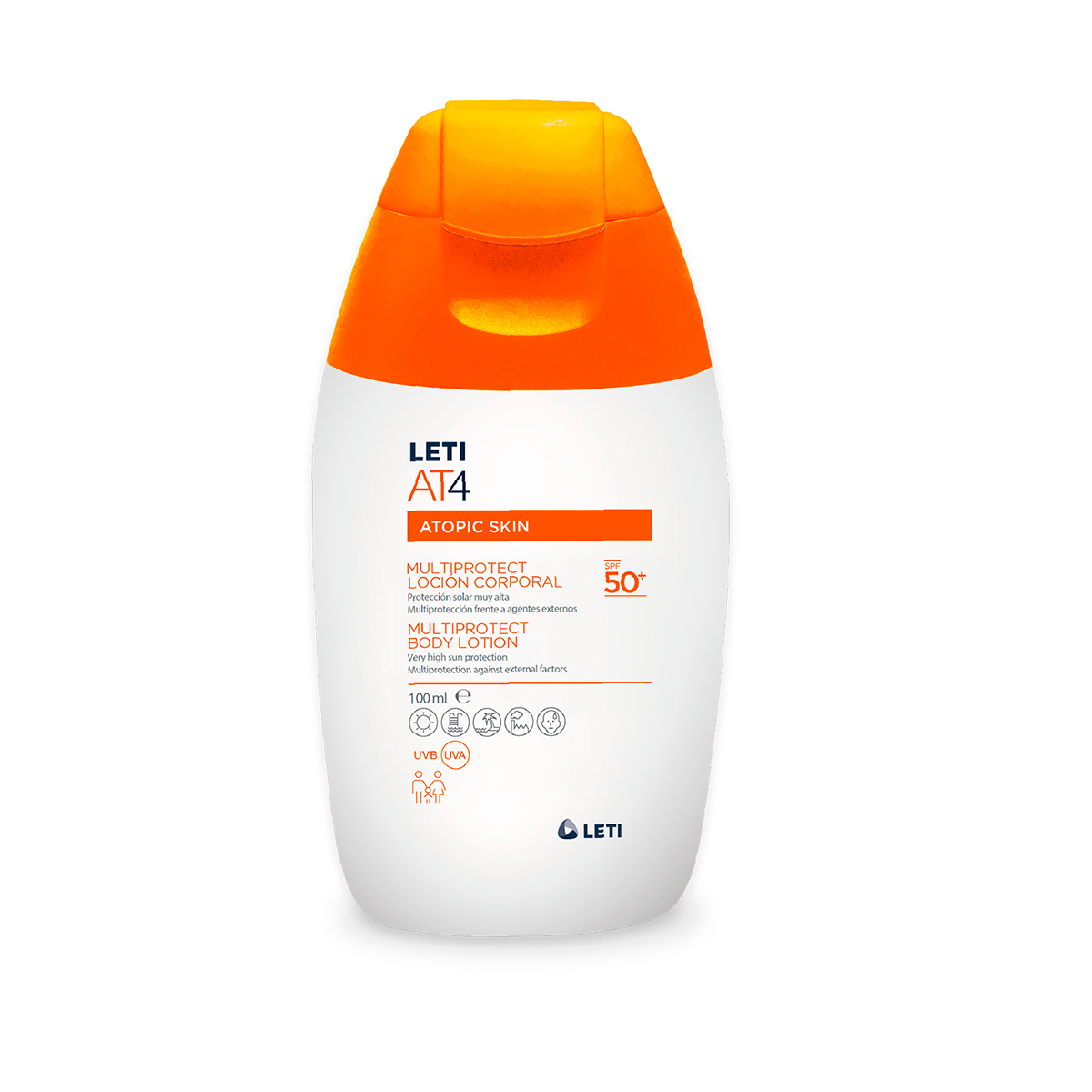 Leti At4 Multiprotect Loción Corporal Fps 50+ C/100 Ml