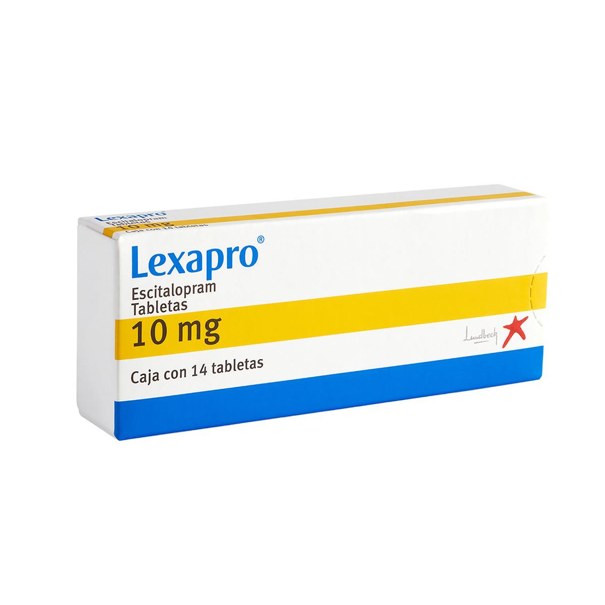 Lexapro 10 Mg 14 Tabletas