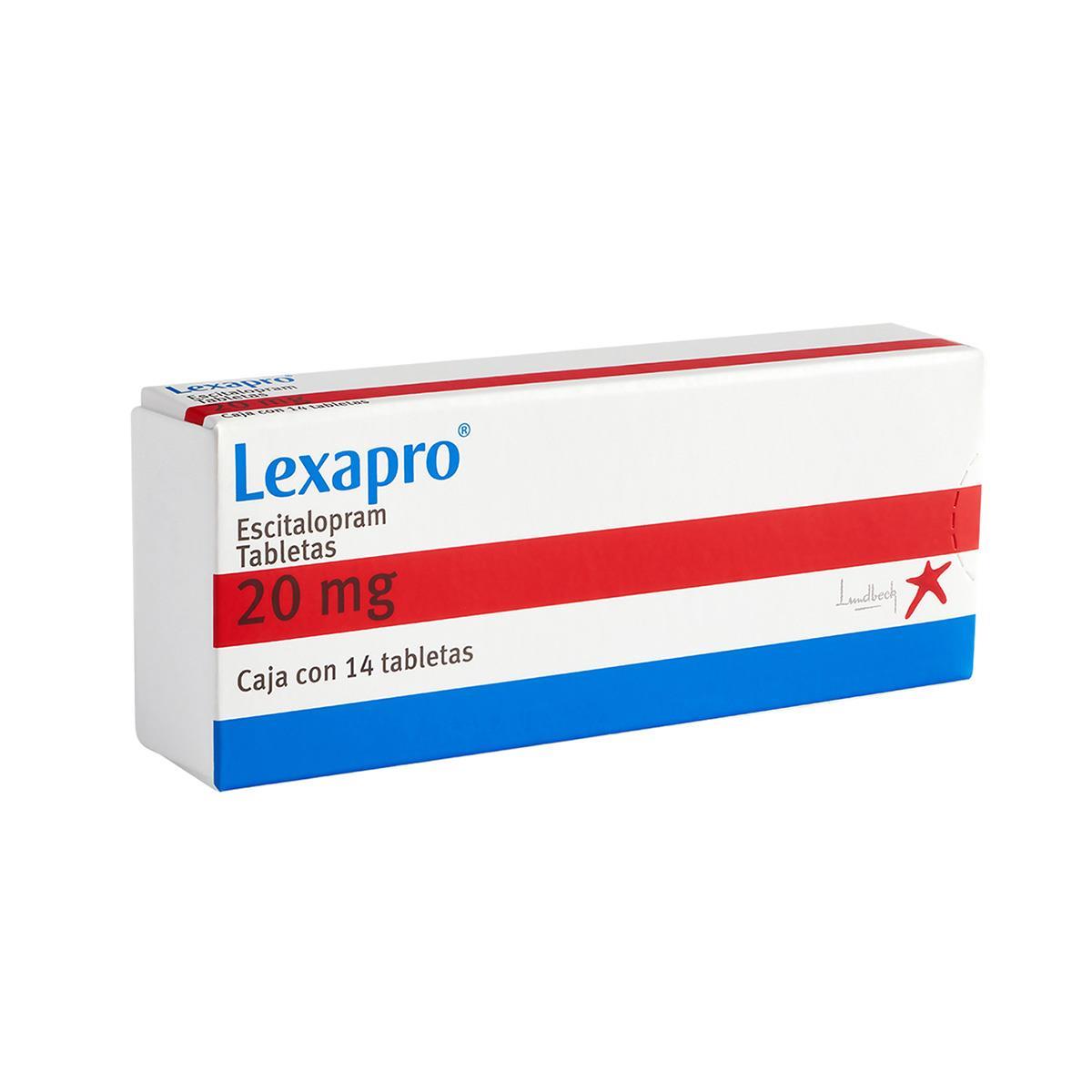 Lexapro 20 Mg 14 Tabletas