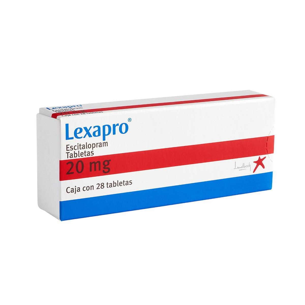 Lexapro 20 Mg 28 Tabletas