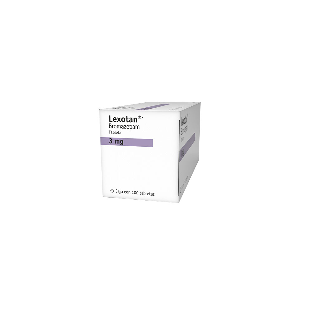 Lexotan 3 Mg 100 Tabletas