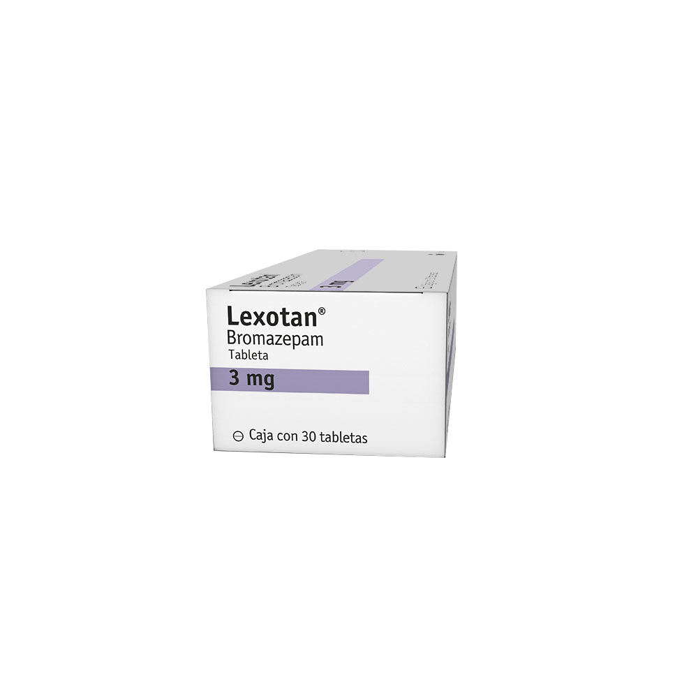 Lexotan 3 Mg 30 Tabletas
