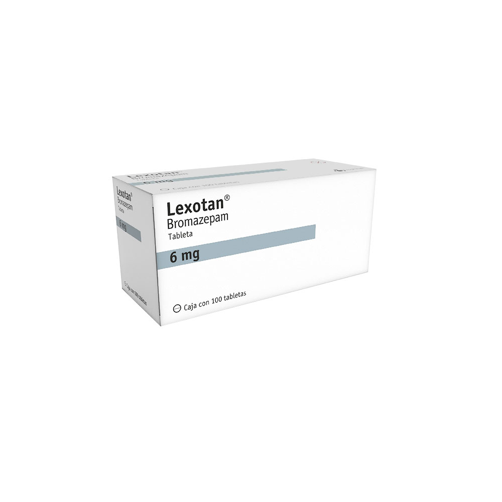 Lexotan 6 Mg 100 Tabletas