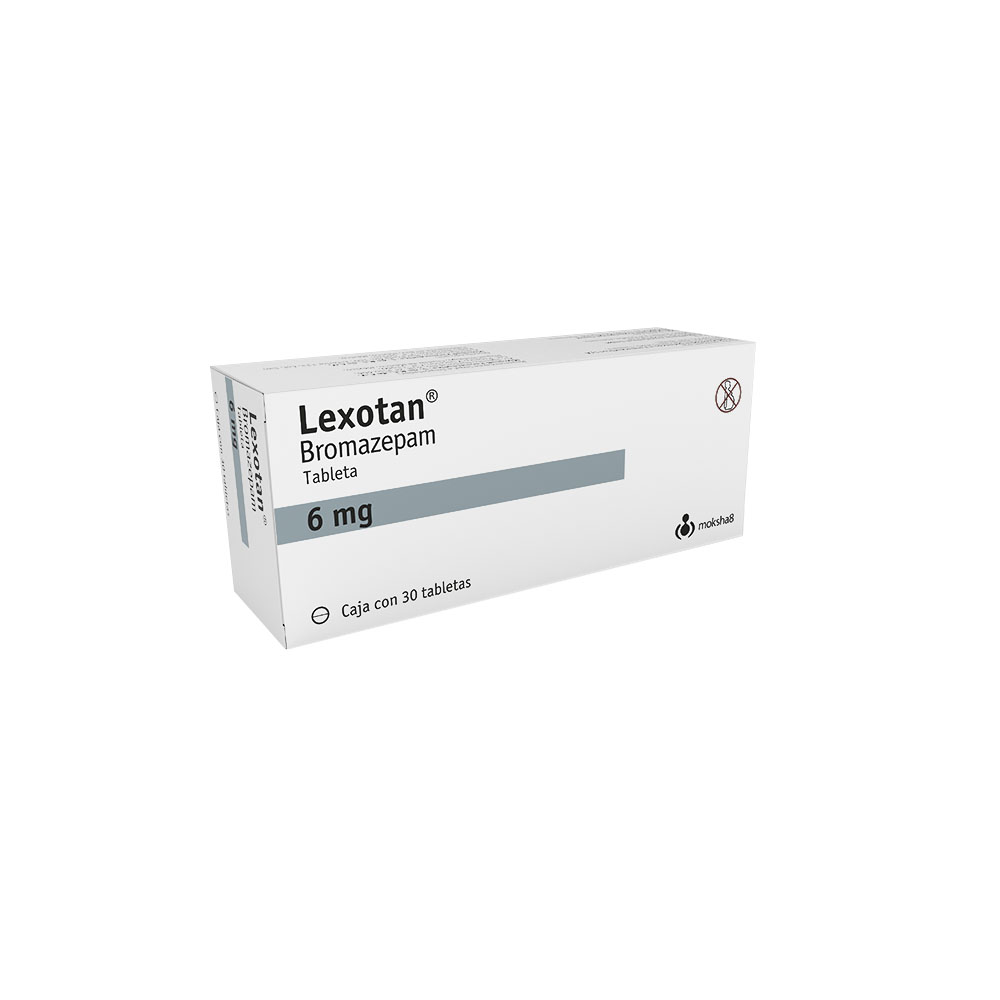 Lexotan 6 Mg 30 Tabletas