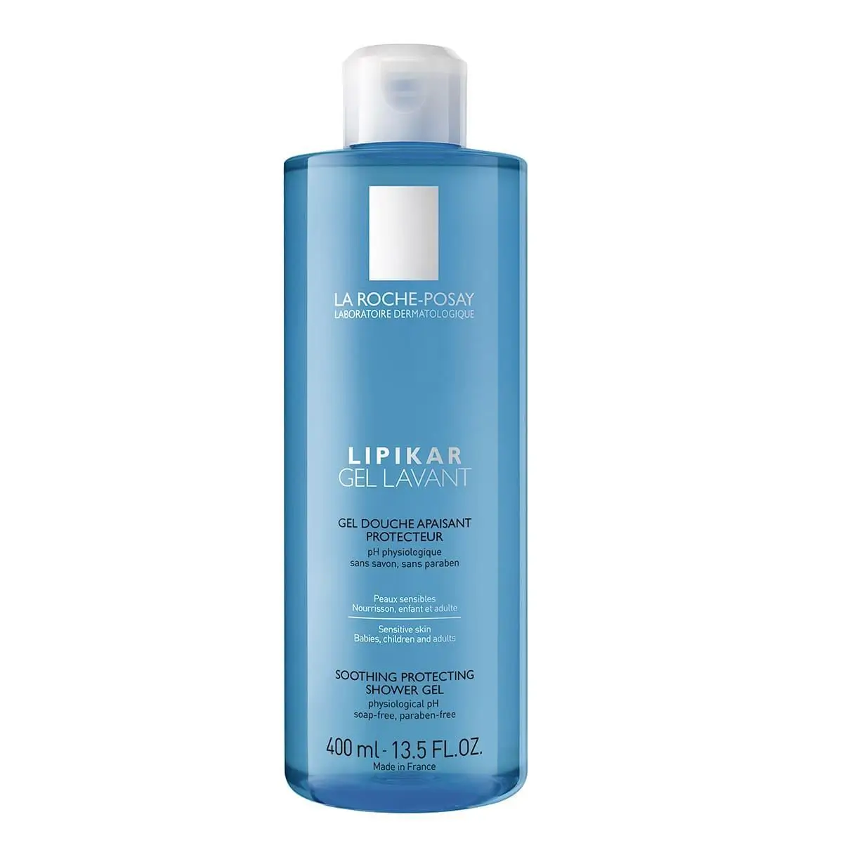 La Roche-Posay Lipikar Gel Lavant 400 ml, gel limpiador corporal para piel sensible.