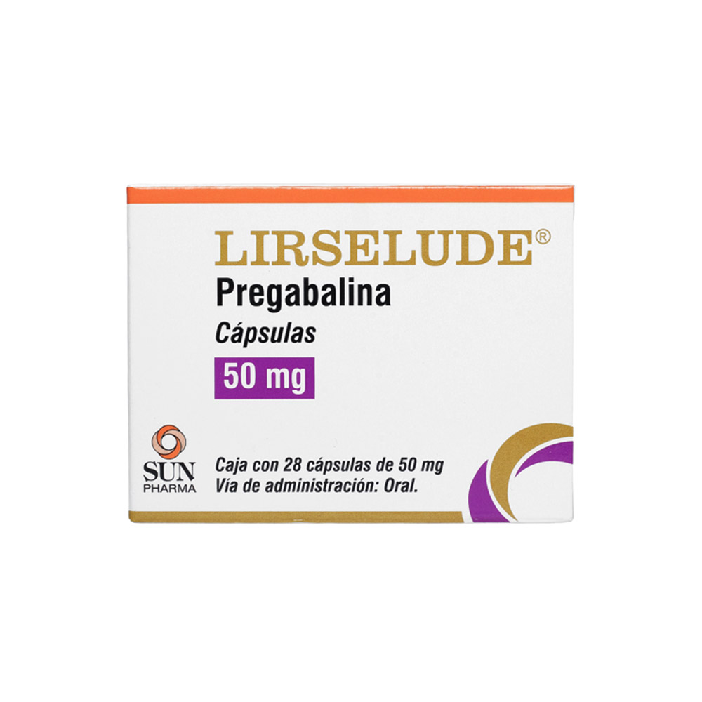 Lirselude 50 Mg 28 Cápsulas