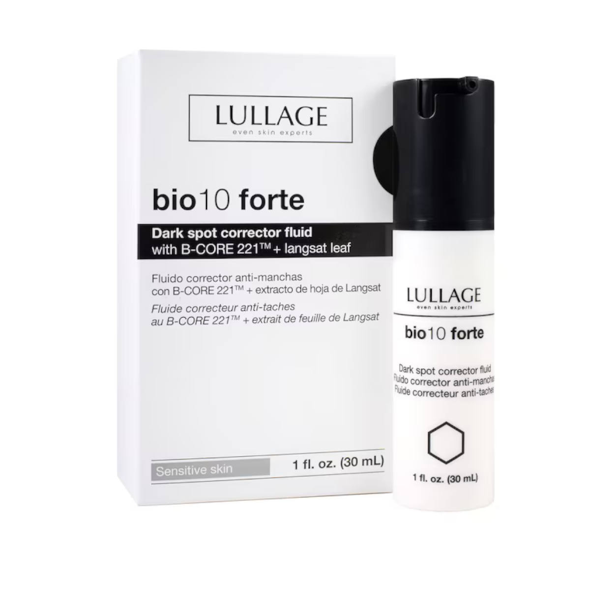 producto-Lullage Bio10 Forte Dark Spot Corrector Fluid Sensitive Skin 30Ml