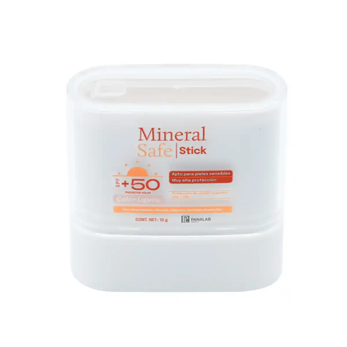 Mineral Safe Psm Ps50+ Stick Color Claro 10G